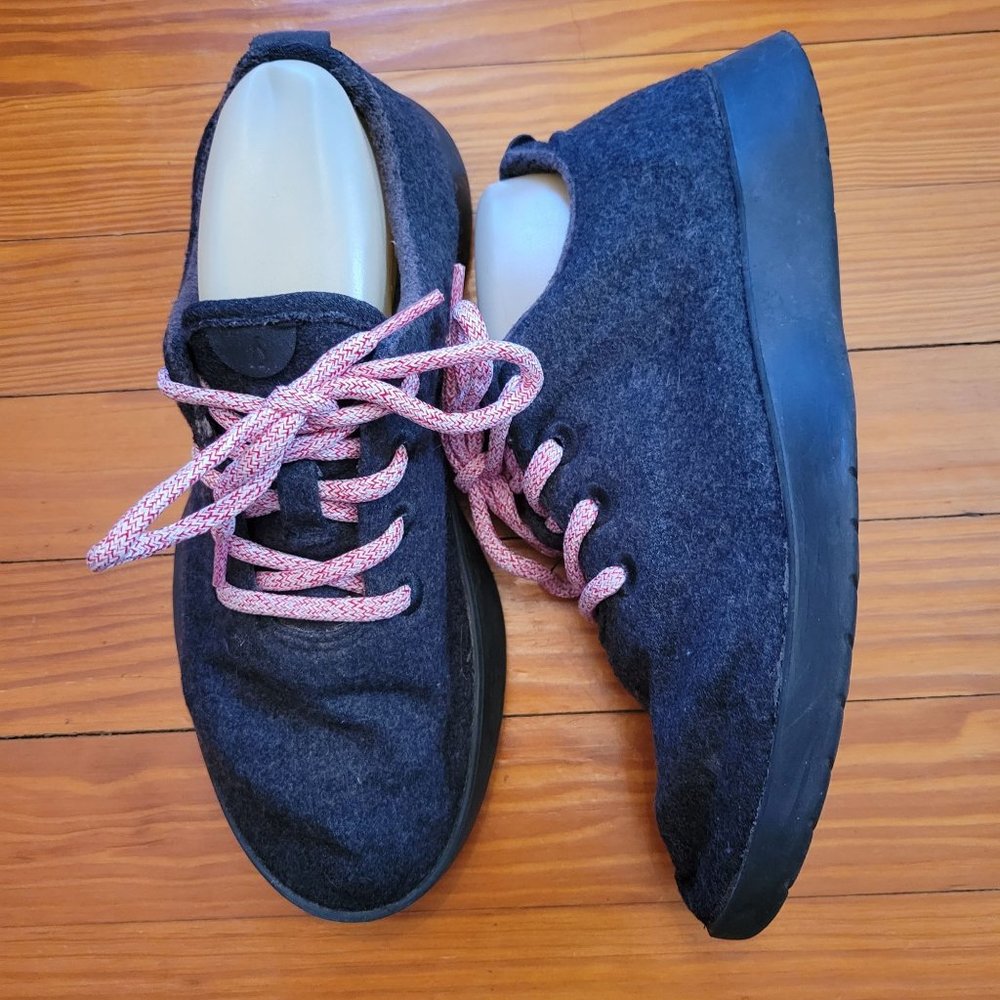 Allbirds W9 Gray Merino WOOL RUNNERS Lace Up Comfort‎ Shoes Sneakers